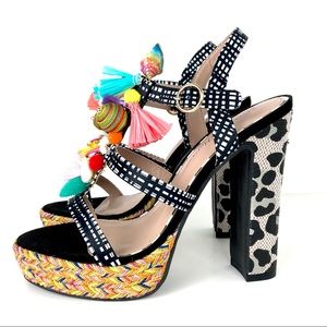 BETSEY JOHNSON Seashell Heels Marcy Style 8M
